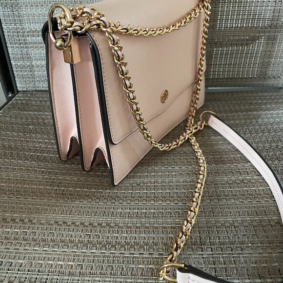 Tory Burch Robinson Leather Convertible Shoulder Bag - Picture 4 of 7